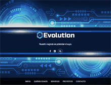 Tablet Screenshot of evolutionchile.com